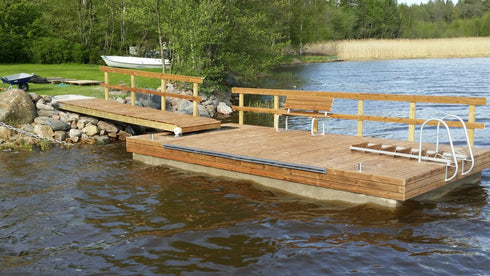 Betoniponttonilaituri 6x2,4 metriä